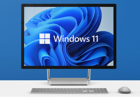 Computer with Windows 11